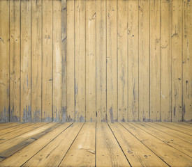 old wooden interior