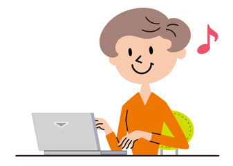 ママ　パソコン