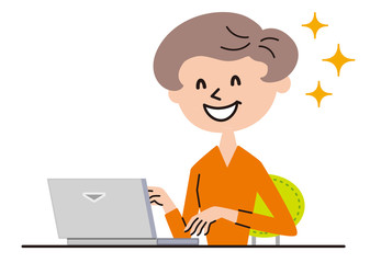 ママ　パソコン