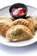 7526062 asian food. fried dumplings