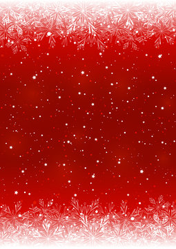 Snowflakes shiny borders for Your Christmas design