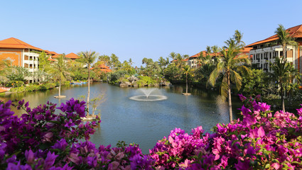 Fototapeta na wymiar resort hotel in Bali