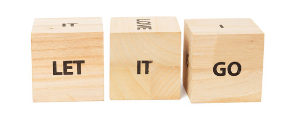 Word Written In Wooden Cube