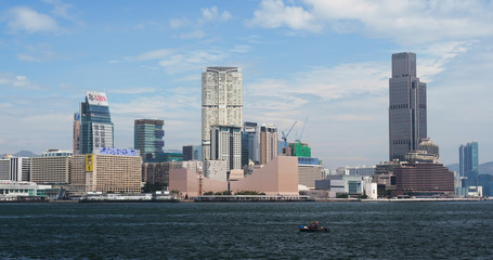 Fototapeta na wymiar Kowloon peninsula