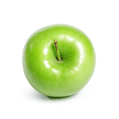 Green apple, isolated on white background