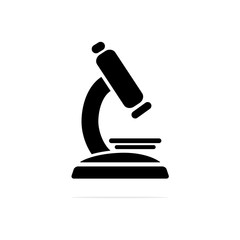 microscope icon. Vector concept illustration for design.