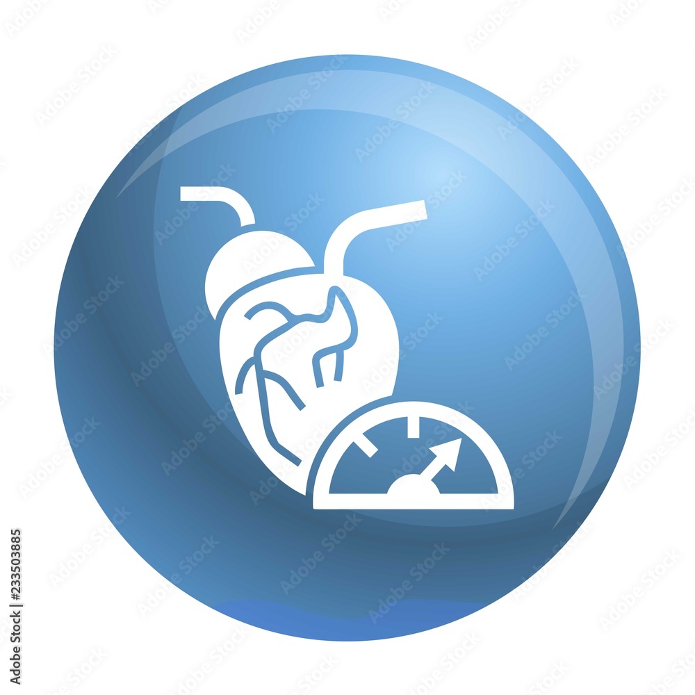 Poster dash board icon. simple illustration of dash board vector icon for web design isolated on white back