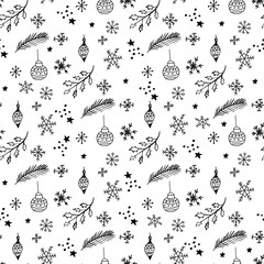 Christmas seamless pattern