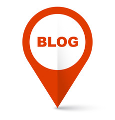 red vector banner blog