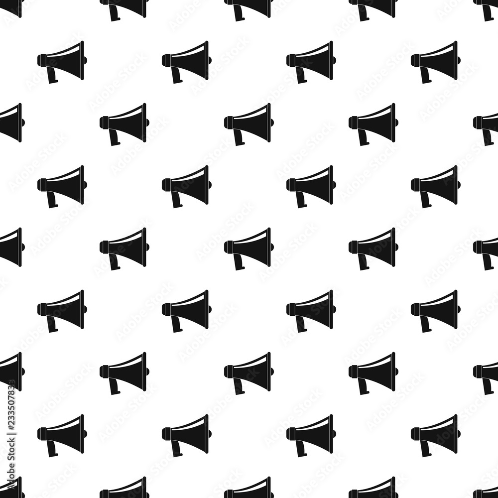 Poster antique megaphone pattern seamless vector repeat geometric for any web design