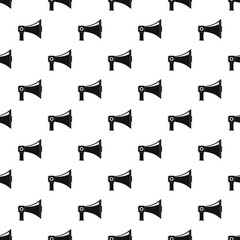 Single megaphone pattern seamless vector repeat geometric for any web design