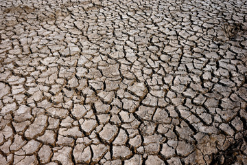 Climate warming dry chapped land