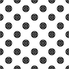 Clothes button pattern vector seamless repeating for any web design
