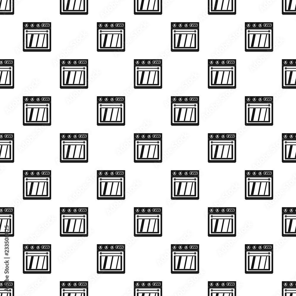 Aufkleber electric oven pattern seamless vector repeat geometric for any web design