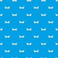 Aurora wing pattern vector seamless blue repeat for any use