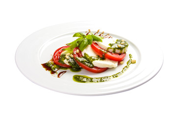 Salad "Caprese". Traditional Italian dish