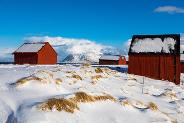 Winter in Eggum auf den Lofoten