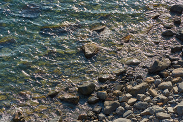 stones in the water