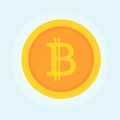 Illustration of bitcoin concept