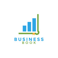 Business book education graphic design template vector illustration
