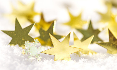 Fröhliche Weihnachten, Besinnlichkeit, Feier, Freude: gemütliches Kerzenlicht mit Goldsternchen :)