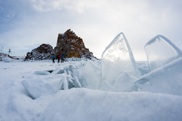 Lake Baikal in winter