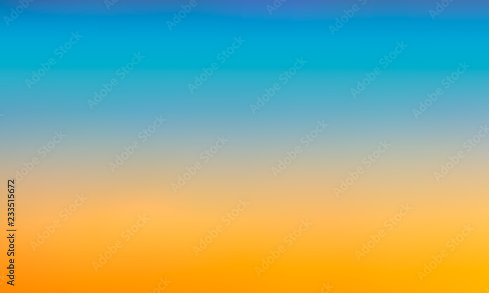 Wall mural Vector gradient blurred background. Natural color.