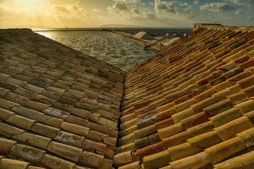 Sunset Roofs of the Salina