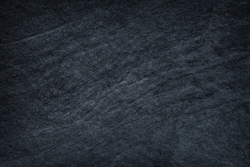 Dark grey black slate stone background or texture.