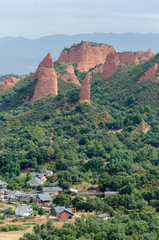 Fototapeta na wymiar Landscape of the Médulas Spain, World Heritage Site