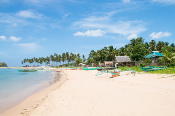 Picturesque view of the beach