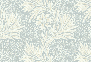 Image of Marigold by William Morris (1834-1896). Original from The MET Museum. Digitally enhanced by rawpixel. printed on Printed Glass Basin Splashbacks