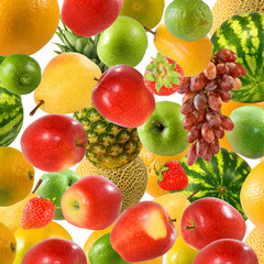 image of many fruit close up