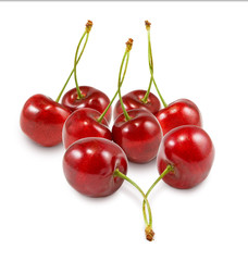 isolated image of cherry closeup