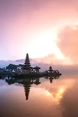 Stoff pro Meter Pura Ulun Danu Bratan Tempel auf Bali © pigprox