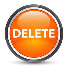 Delete galaxy orange round button