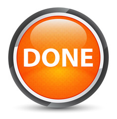 Done galaxy orange round button