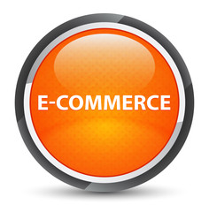 E-commerce galaxy orange round button