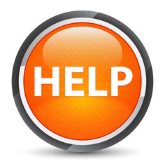 Help galaxy orange round button