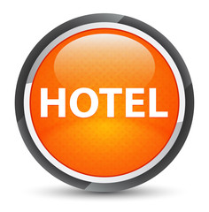 Hotel galaxy orange round button