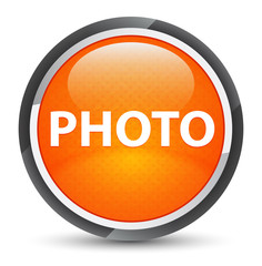 Photo galaxy orange round button