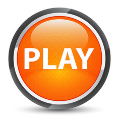 Play galaxy orange round button
