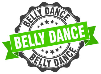 belly dance stamp. sign. seal
