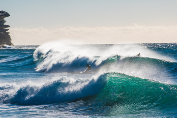 Fototapeta premium Breaking waves 