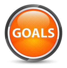 Goals galaxy orange round button