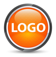 Logo galaxy orange round button