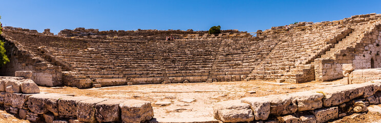 ruins of ancient greek theater