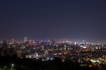 Fototapeta na wymiar 札幌の夜景