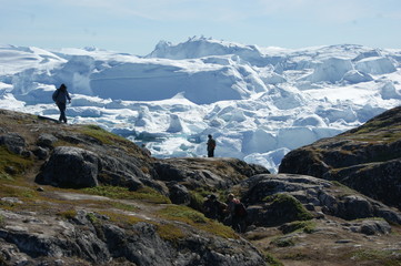 Obraz premium Besuch Ilulissat-Eisfjord, Grönland