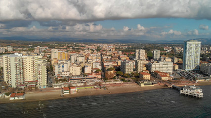Fototapeta premium Aerial view of Follonica, Tuscany